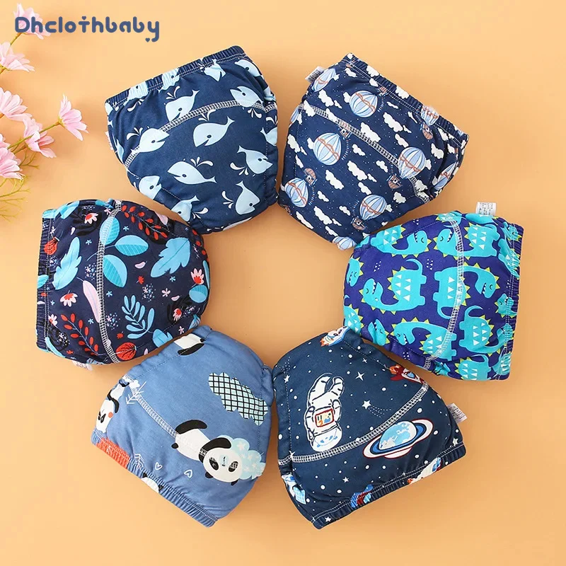 4PCS Baby Waterproof Diapers Pee Shorts Underwears Reusable Soft Ecological Cotton Toddler Potty Training Pants For Boys Girls 20