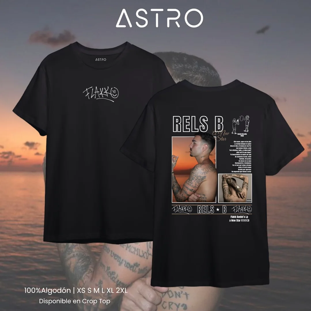 25 Summer Rels B Print WomenT-shirts Hip Hop Unisex Streetwear Short Sleeve Round Neck Men’s Tee Summer Print Clothes Casual Top – 12 14