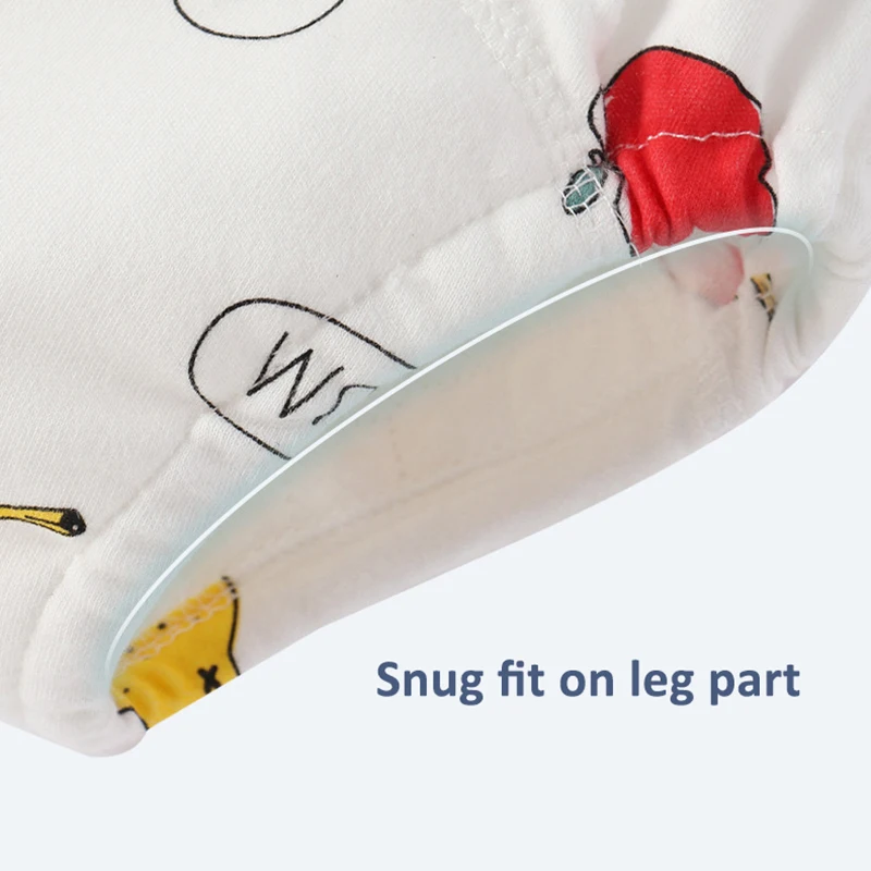 4PCS Baby Waterproof Diapers Pee Shorts Underwears Reusable Soft Ecological Cotton Toddler Potty Training Pants For Boys Girls 16